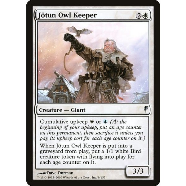 Magic: The Gathering Jotun Owl Keeper (009) Damaged