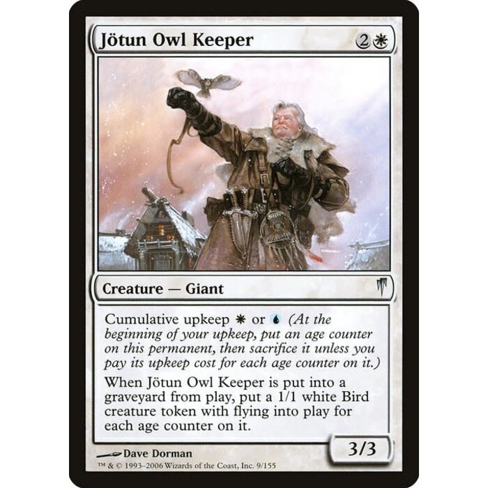 Magic: The Gathering Jotun Owl Keeper (009) Damaged