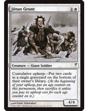 Magic: The Gathering Jotun Grunt (008) Damaged