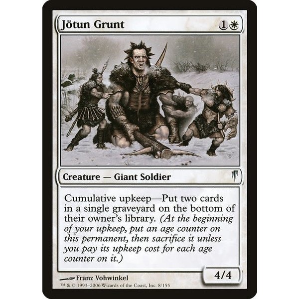Magic: The Gathering Jotun Grunt (008) Damaged