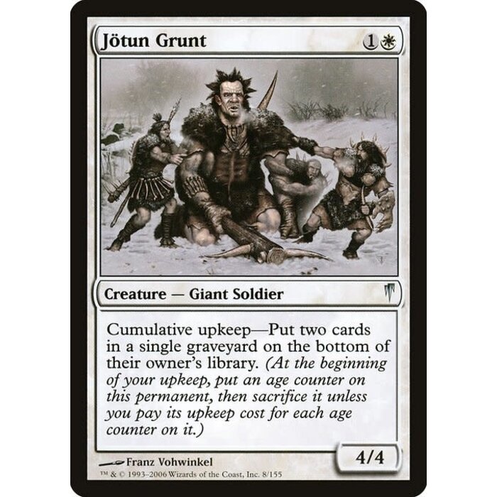 Magic: The Gathering Jotun Grunt (008) Damaged