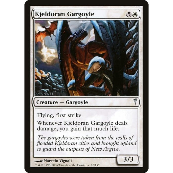 Magic: The Gathering Kjeldoran Gargoyle (010) Damaged