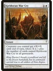 Magic: The Gathering Kjeldoran War Cry (013) Damaged