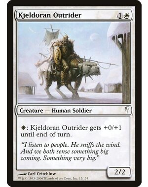 Magic: The Gathering Kjeldoran Outrider (012) Moderately Played