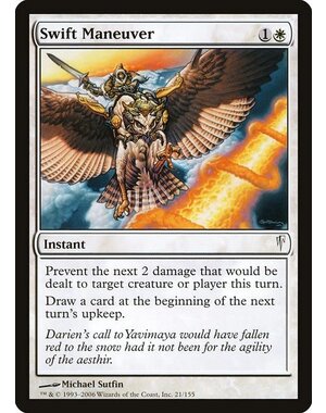 Magic: The Gathering Swift Maneuver (021) Moderately Played Foil