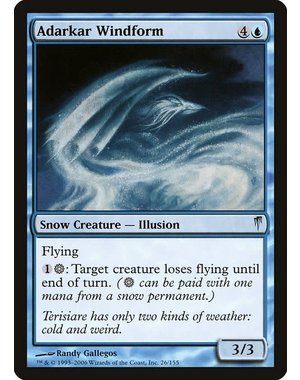 Magic: The Gathering Adarkar Windform (026) Heavily Played