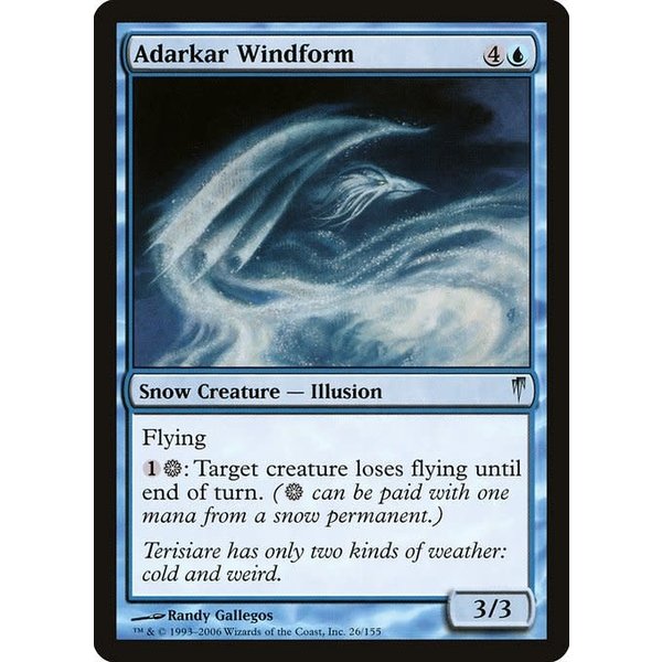 Magic: The Gathering Adarkar Windform (026) Heavily Played