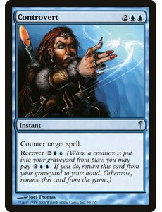 Magic: The Gathering Controvert (030) Moderately Played