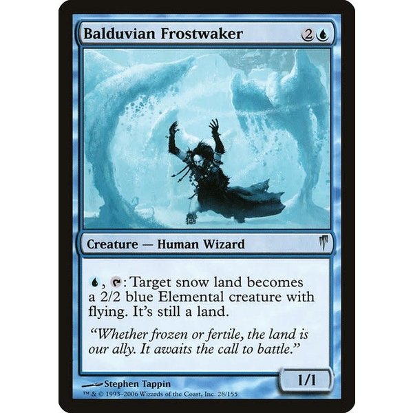 Magic: The Gathering Balduvian Frostwaker (028) Heavily Played