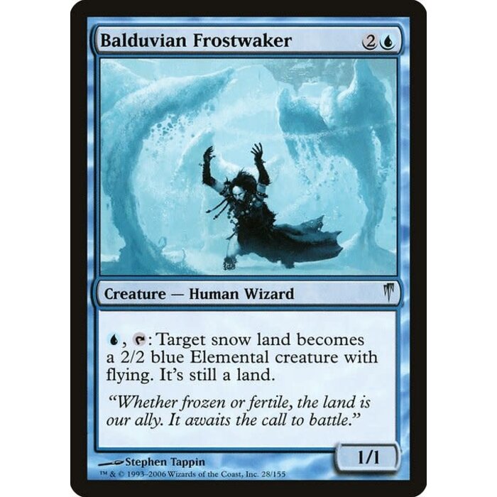 Magic: The Gathering Balduvian Frostwaker (028) Heavily Played