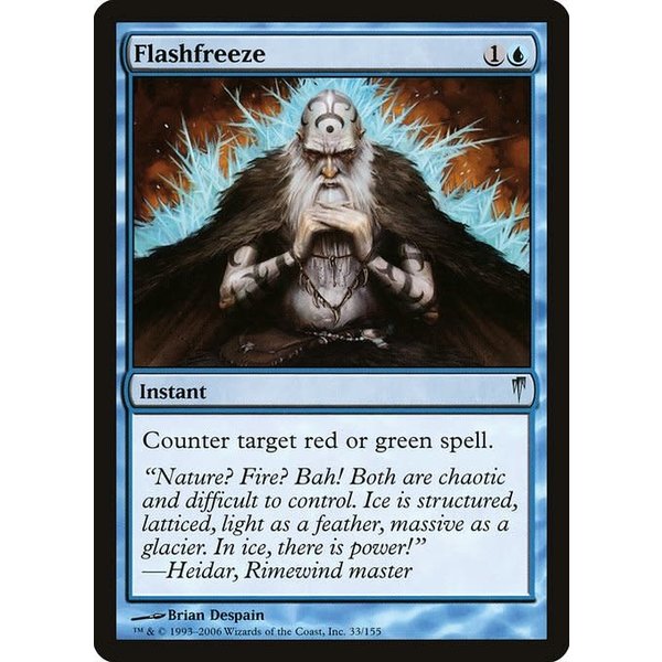 Magic: The Gathering Flashfreeze (033) Damaged