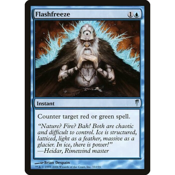 Magic: The Gathering Flashfreeze (033) Damaged