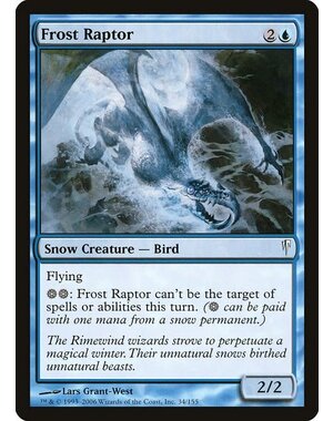 Magic: The Gathering Frost Raptor (034) Damaged