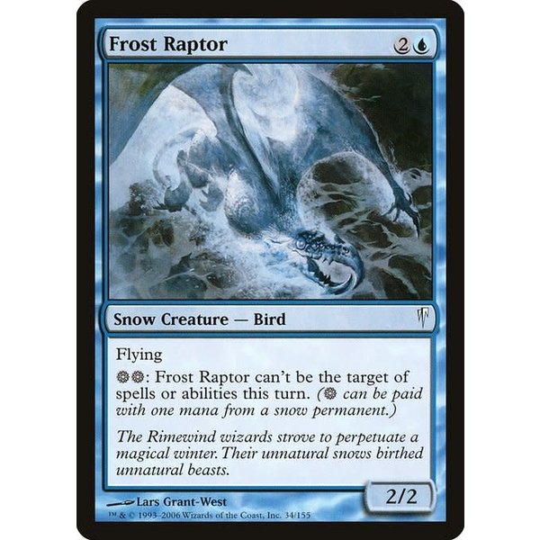 Magic: The Gathering Frost Raptor (034) Damaged