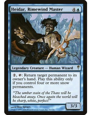 Magic: The Gathering Heidar, Rimewind Master (036) Heavily Played