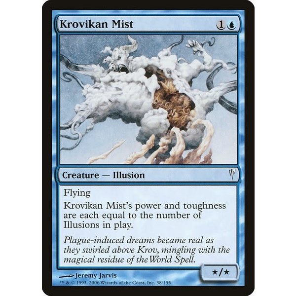Magic: The Gathering Krovikan Mist (038) Moderately Played