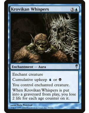 Magic: The Gathering Krovikan Whispers (039) Moderately Played