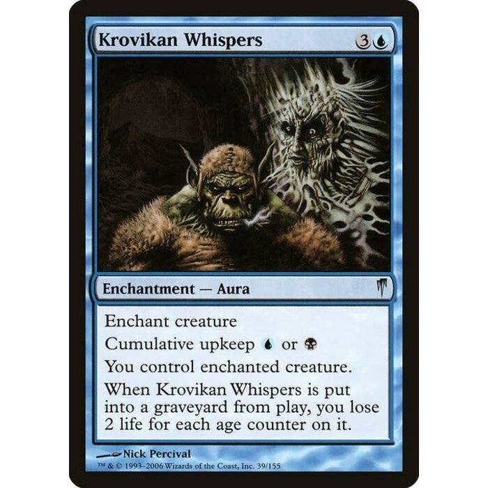 Magic: The Gathering Krovikan Whispers (039) Moderately Played
