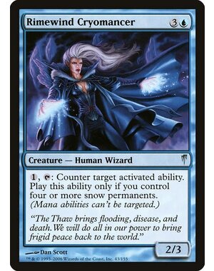 Magic: The Gathering Rimewind Cryomancer (043) Heavily Played