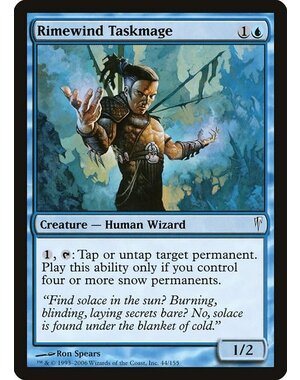 Magic: The Gathering Rimewind Taskmage (044) Heavily Played