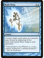 Magic: The Gathering Rune Snag (046) Moderately Played