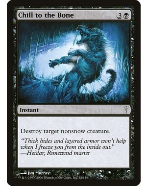 Magic: The Gathering Chill to the Bone (052) Heavily Played