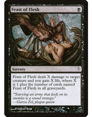 Magic: The Gathering Feast of Flesh (056) Damaged