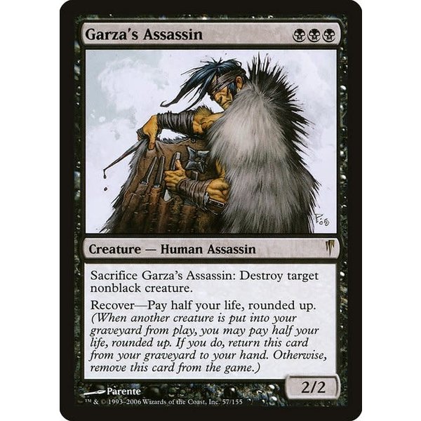 Magic: The Gathering Garza's Assassin (057) Heavily Played