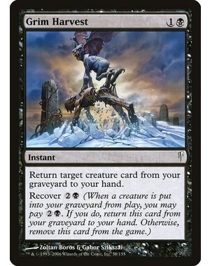 Magic: The Gathering Grim Harvest (058) Moderately Played