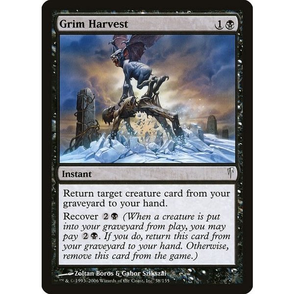 Magic: The Gathering Grim Harvest (058) Moderately Played