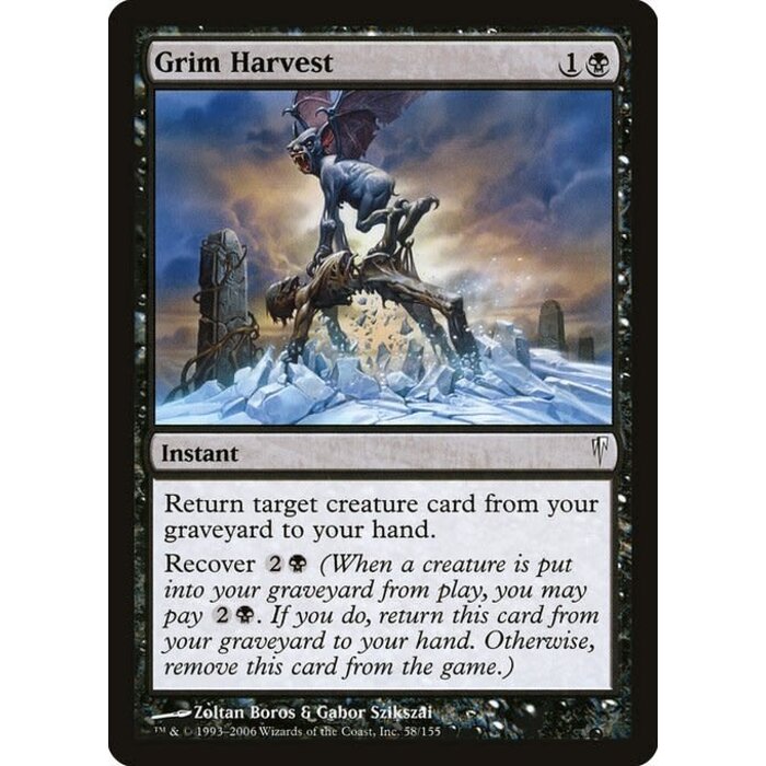 Magic: The Gathering Grim Harvest (058) Moderately Played