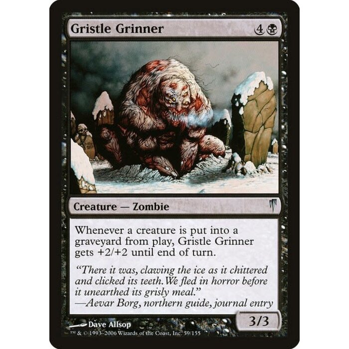 Magic: The Gathering Gristle Grinner (059) Damaged