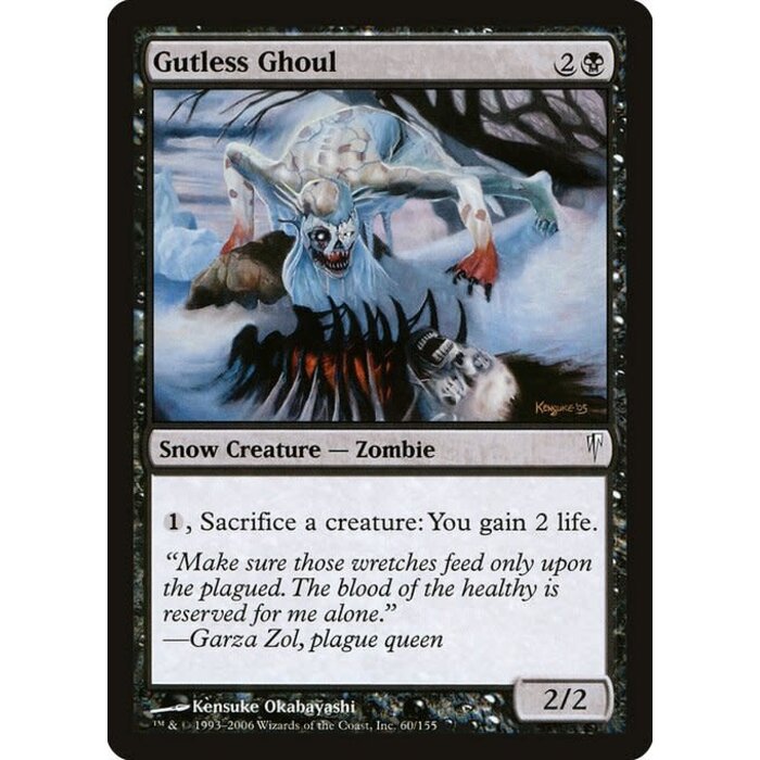 Magic: The Gathering Gutless Ghoul (060) Moderately Played