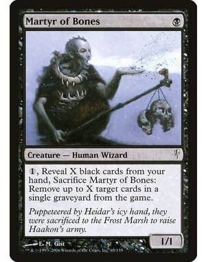 Magic: The Gathering Martyr of Bones (065) Moderately Played