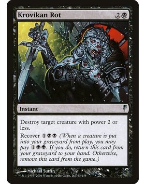 Magic: The Gathering Krovikan Rot (063) Moderately Played