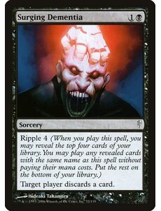 Magic: The Gathering Surging Dementia (072) Damaged