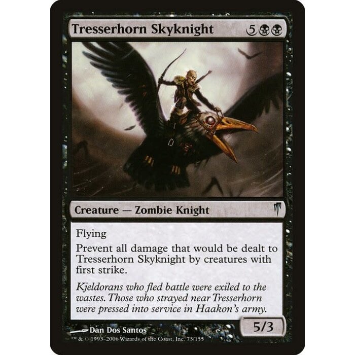 Magic: The Gathering Tresserhorn Skyknight (073) Heavily Played