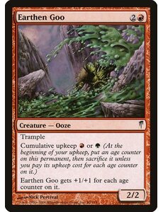 Magic: The Gathering Earthen Goo (080) Heavily Played