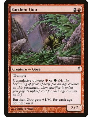 Magic: The Gathering Earthen Goo (080) Heavily Played