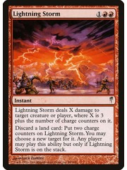 Magic: The Gathering Lightning Storm (089) Moderately Played