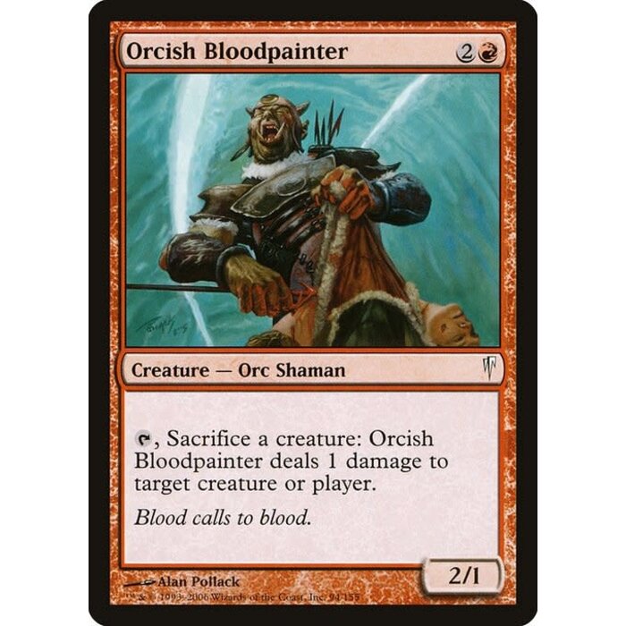 Magic: The Gathering Orcish Bloodpainter (094) Moderately Played