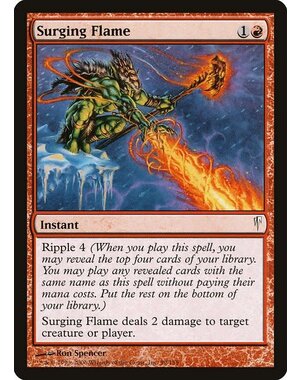 Magic: The Gathering Surging Flame (099) Moderately Played
