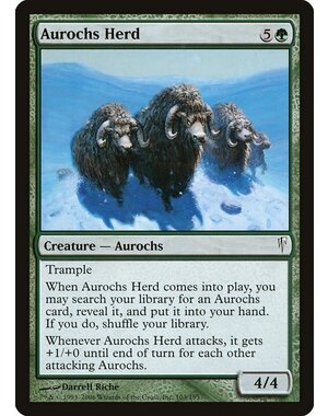 Magic: The Gathering Aurochs Herd (103) Moderately Played