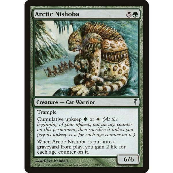 Magic: The Gathering Arctic Nishoba (102) Heavily Played