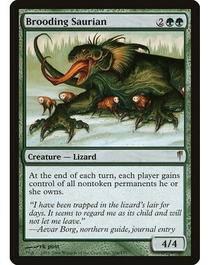 Magic: The Gathering Brooding Saurian (106) Heavily Played
