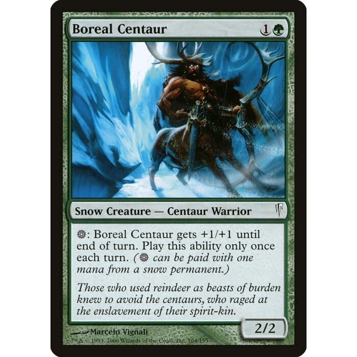 Magic: The Gathering Boreal Centaur (104) Moderately Played