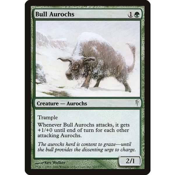 Magic: The Gathering Bull Aurochs (107) Moderately Played