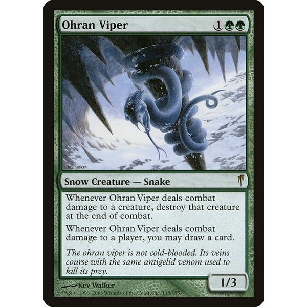 Magic: The Gathering Ohran Viper (115) Lightly Played Foil