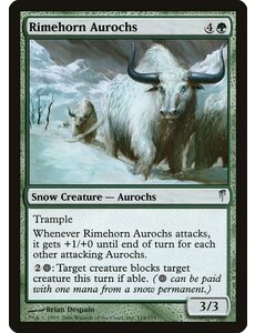 Magic: The Gathering Rimehorn Aurochs (118) Heavily Played