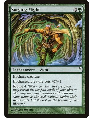 Magic: The Gathering Surging Might (125) Heavily Played